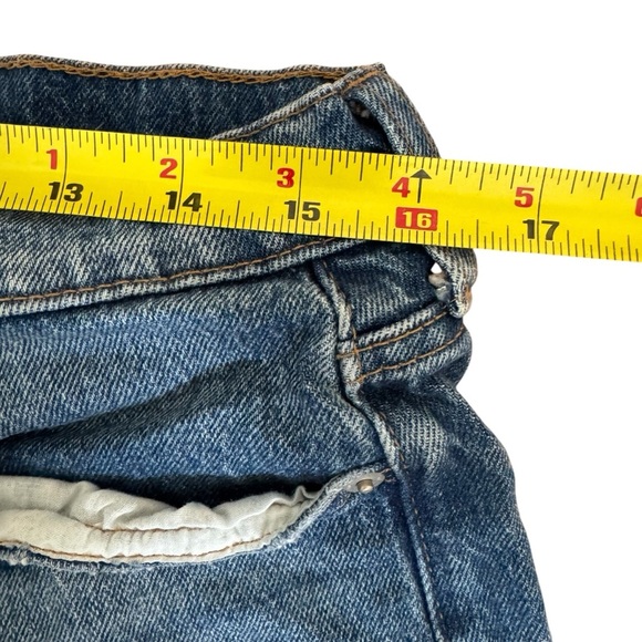 Banana Republic The Beau Patch Denim Jeans Distressed Patches Size 28/6 - Picture 6 of 9